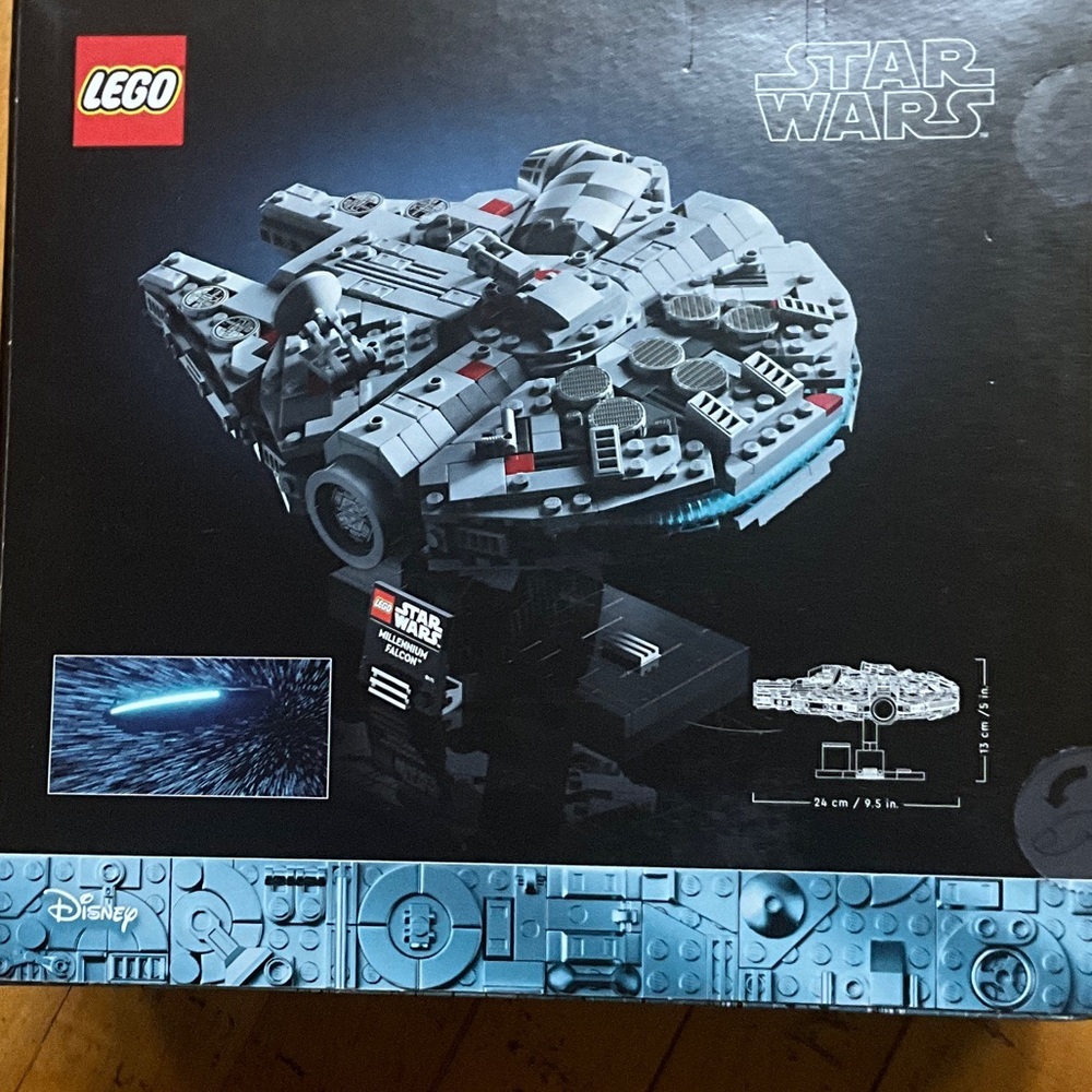 LEGO Star Wars Millennium Falcon Set - Gray and Black - Picture 2 of 2